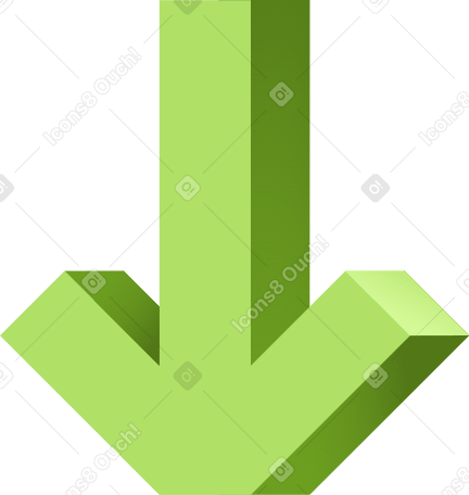 Flecha hacia abajo PNG, SVG