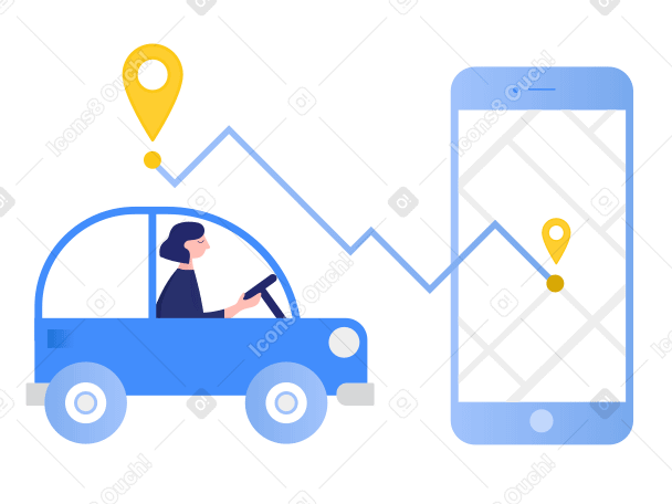 Navigations-app PNG, SVG