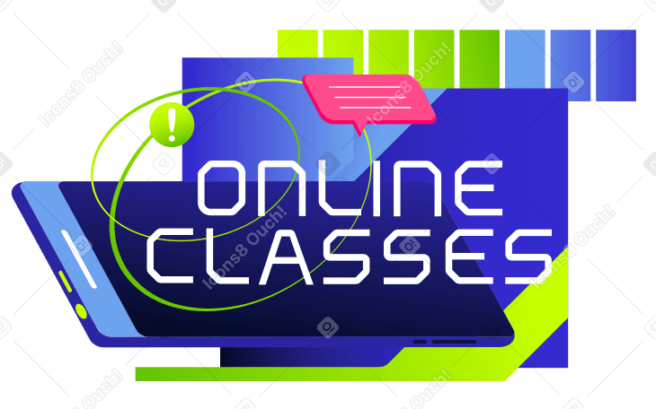 Classes en ligne PNG, SVG
