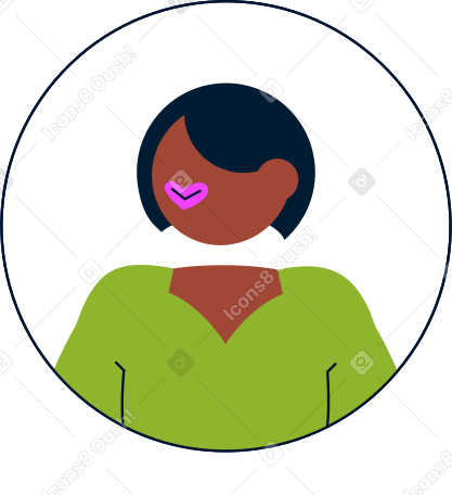 avatar féminin PNG, SVG