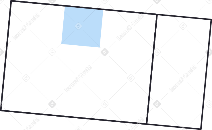white box Illustration in PNG, SVG