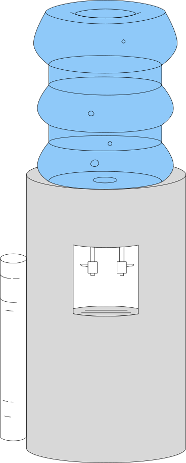 Water cooler PNG, SVG