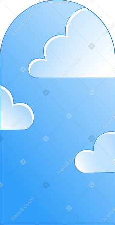 Фон с облаками в PNG, SVG