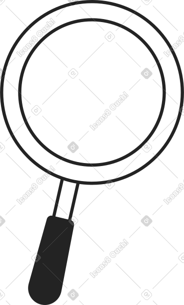 Magnifying glass PNG, SVG