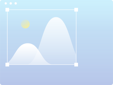 Пастельный прямоугольник с иллюстрацией в PNG, SVG