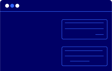 dark blue browser window PNG, SVG