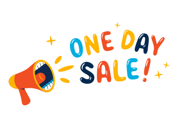 One day sale PNG, SVG