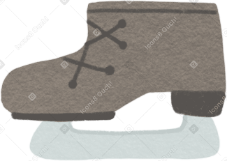 skates grey PNG, SVG