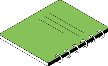 notepad on rings PNG, SVG