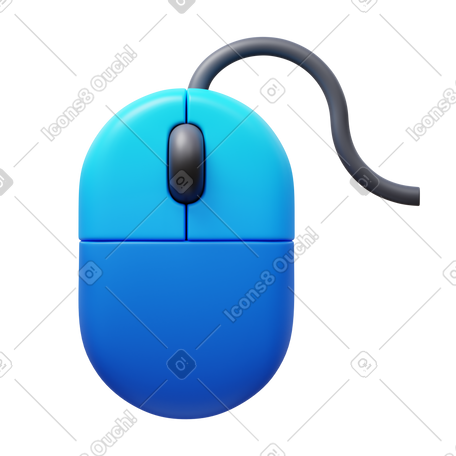 3D mouse PNG, SVG