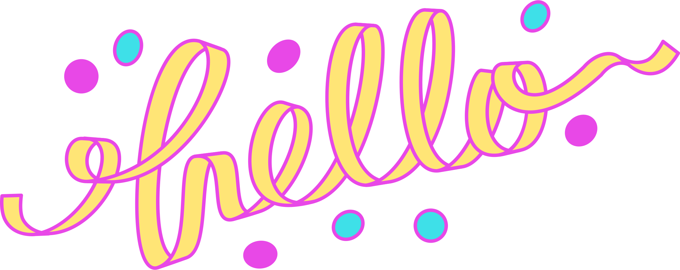 Hello Lettering のpngとsvgでのイラスト