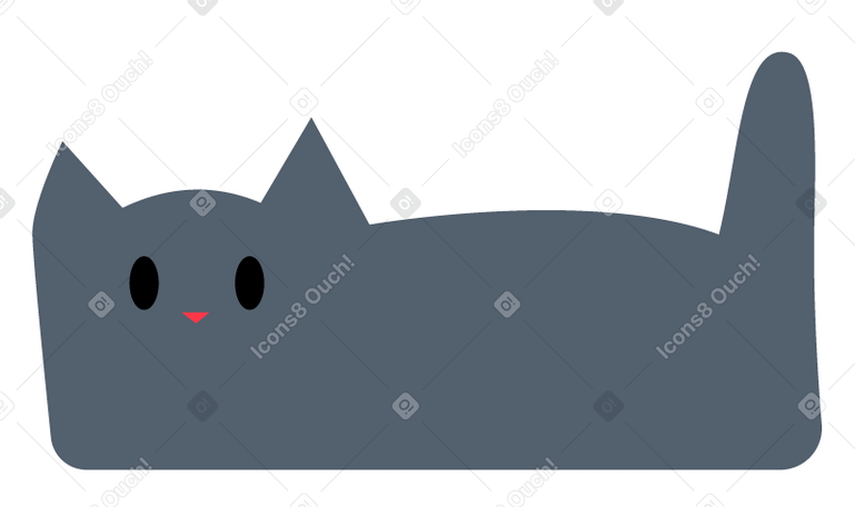 Etiqueta engomada del gato PNG, SVG