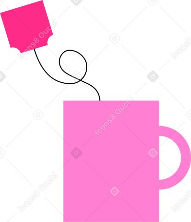 taza de té PNG, SVG