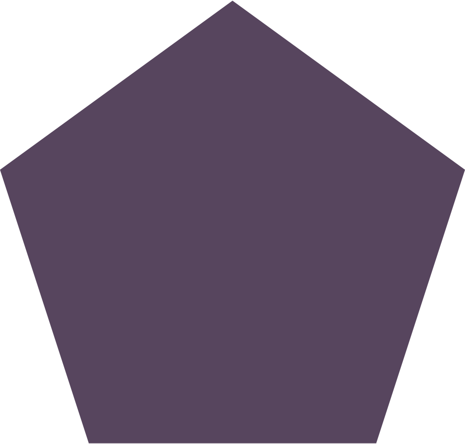 Purple pentagon Illustration in PNG, SVG