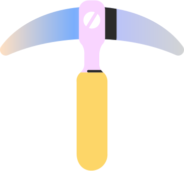 pickaxe PNG, SVG