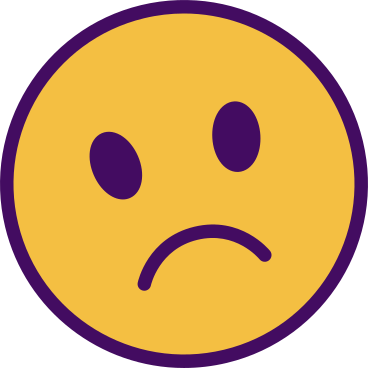 trauriges emoticon PNG, SVG