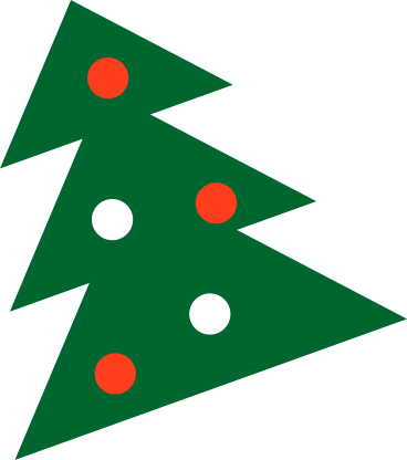 단순한 크리스마스 트리 PNG, SVG