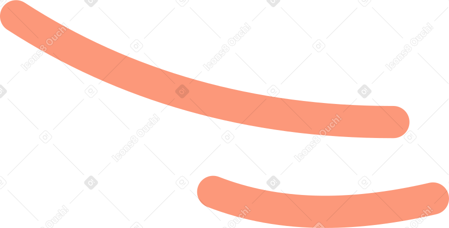 orange linien PNG, SVG