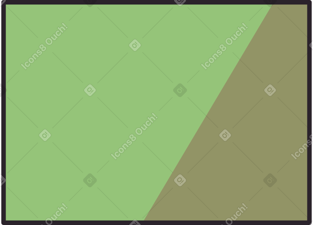 small green present box Illustration in PNG, SVG