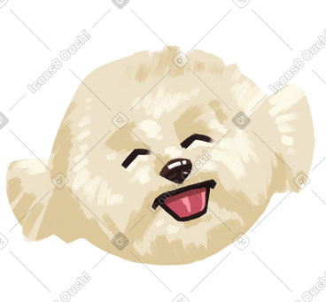 Happy dog PNG, SVG