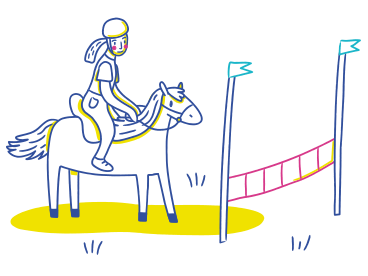 Horse riding PNG, SVG