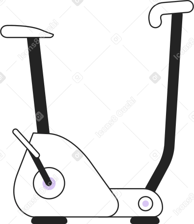 exercise bike Illustration in PNG, SVG