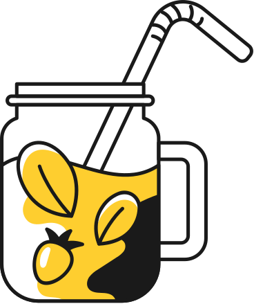 jar of lemonade PNG, SVG