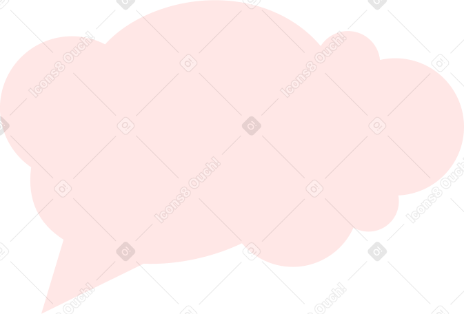 speech bubble 3 beige Illustration in PNG, SVG