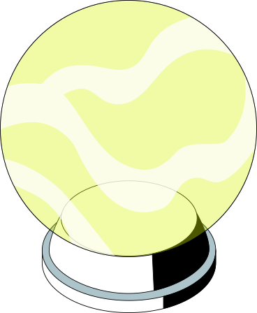 the ball of predictions PNG, SVG