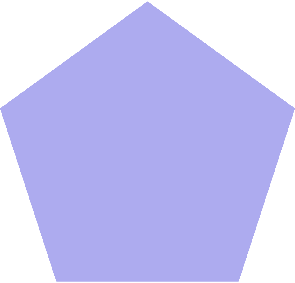 Purple pentagon Illustration in PNG, SVG