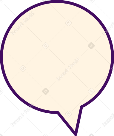bubble for text PNG, SVG