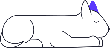 sleeping dog PNG, SVG