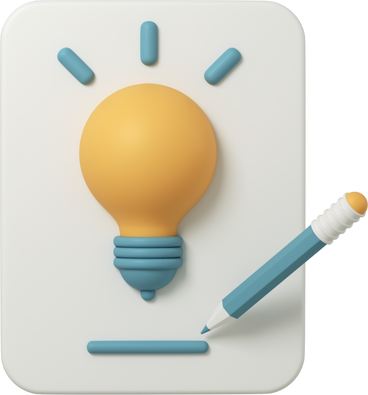 idea lamp with pencil PNG, SVG