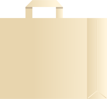 paper bag with handles PNG, SVG