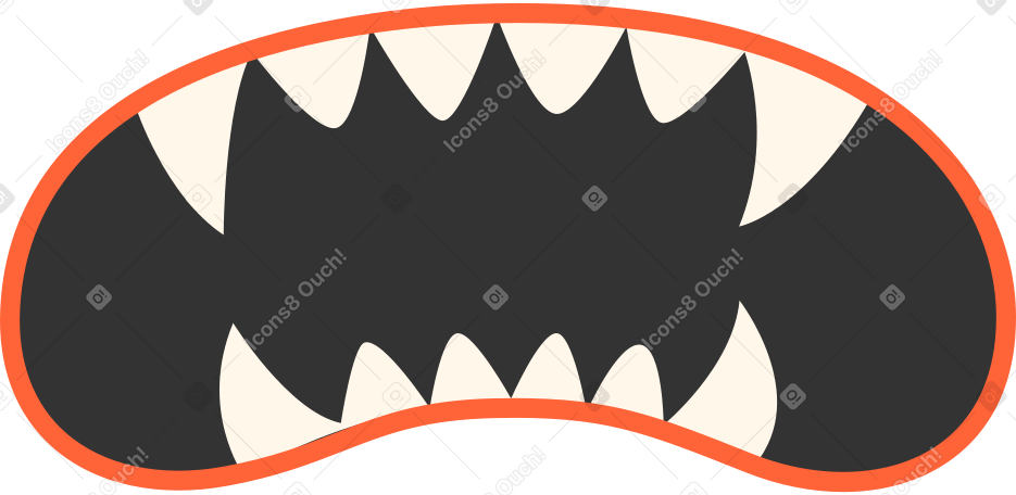 Boca vampiro PNG, SVG