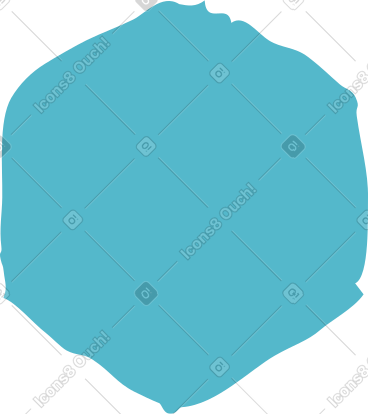 Blue hexagon PNG, SVG