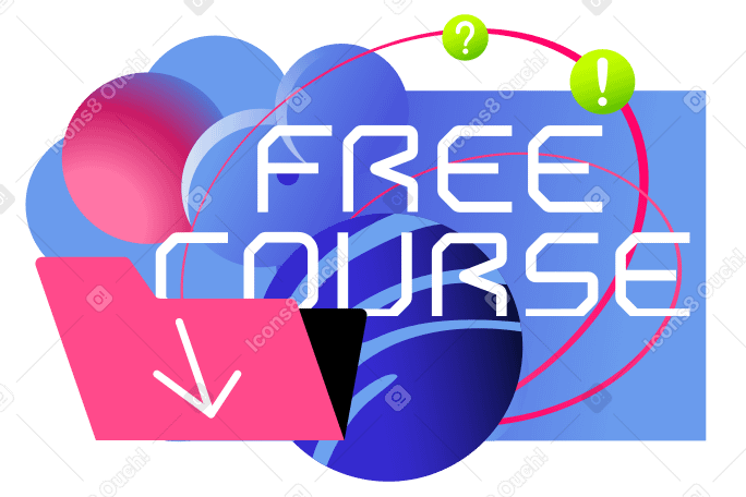 Cours gratuit PNG, SVG