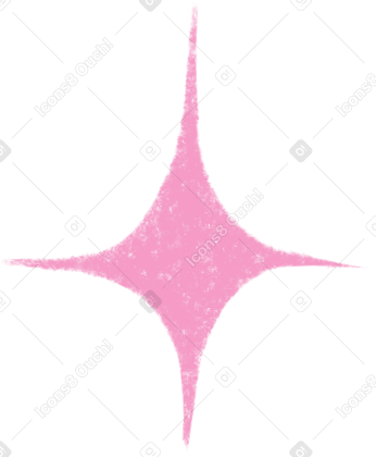 little pink star Illustration in PNG, SVG