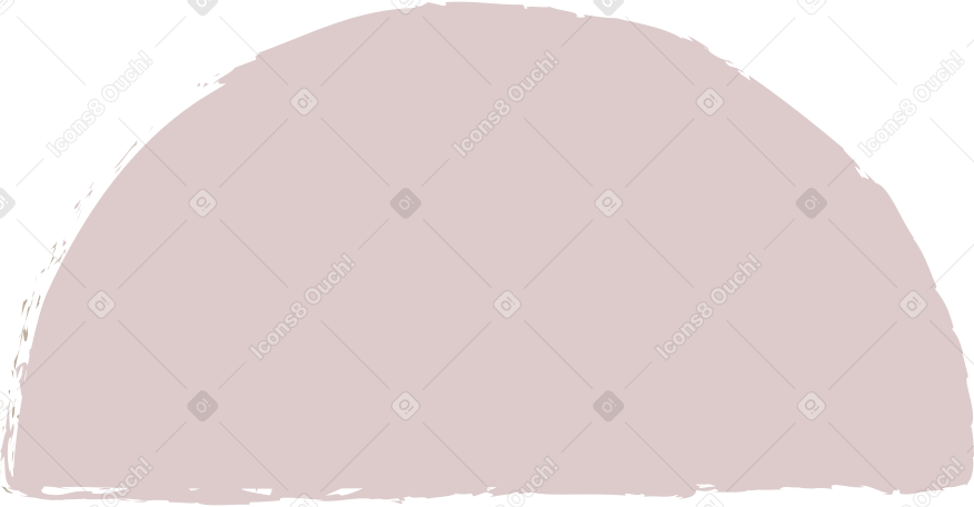 dark pink semicircle Illustration in PNG, SVG