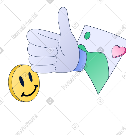 Social media reactions and emoji PNG, SVG