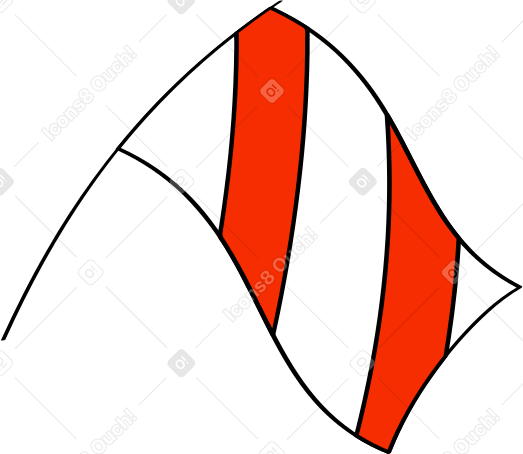 flag with red stripes PNG, SVG