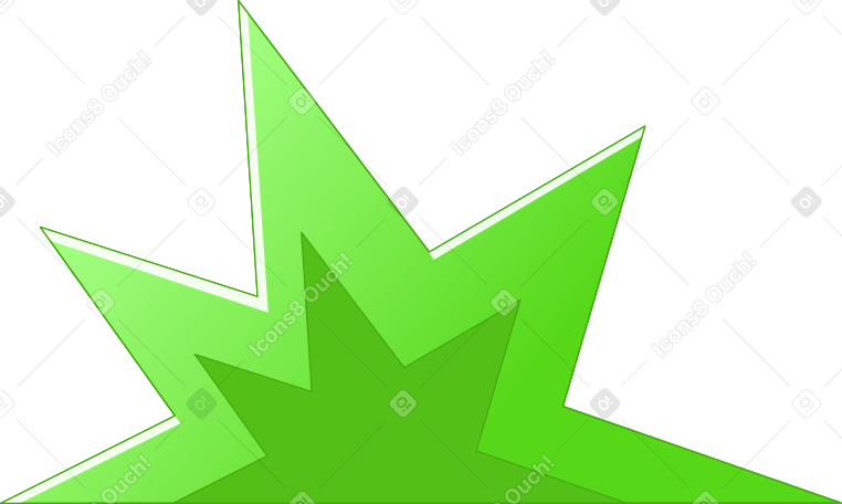 green bang PNG, SVG