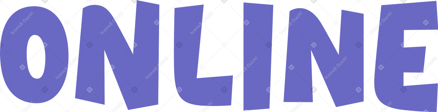 lilac lettering online PNG, SVG