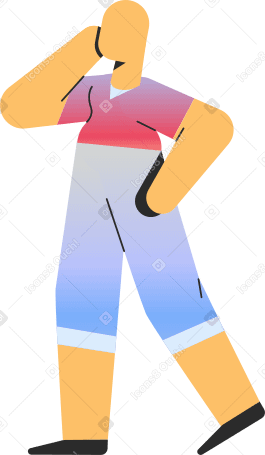 Person in kurzen hosen, stehend, seitenansicht PNG, SVG