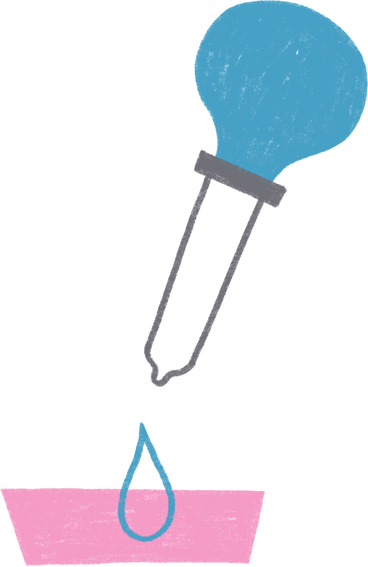 pipette with drop and petri dish PNG, SVG