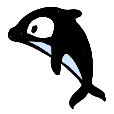 killer whale PNG, SVG
