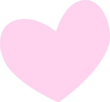white pink heart PNG, SVG