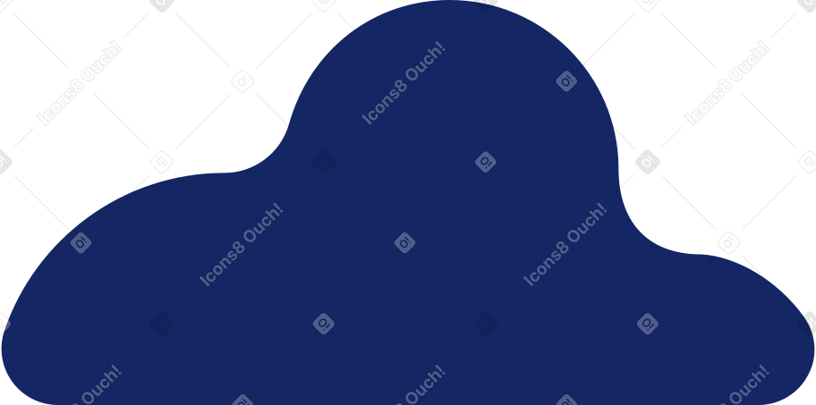 dark blue cloud PNG, SVG