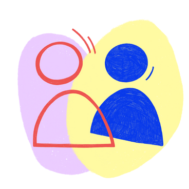 Two people symbol PNG, SVG