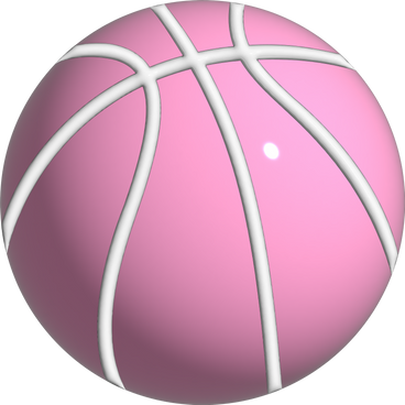 pink basketball ball PNG, SVG